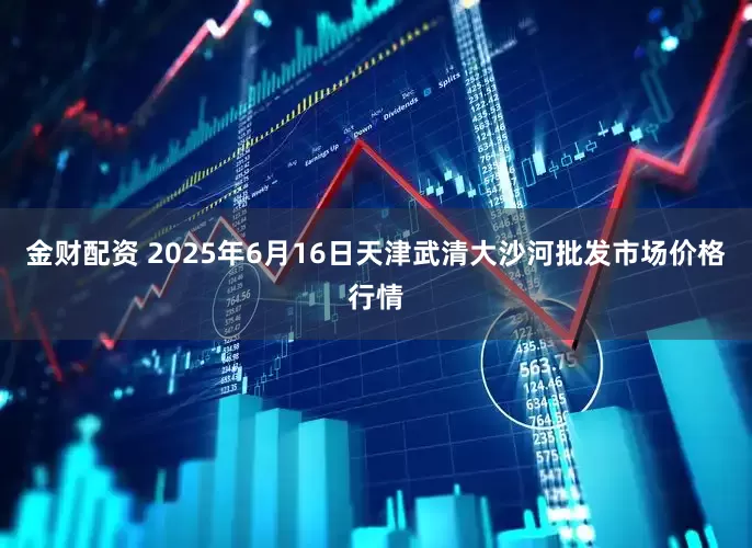金财配资 2025年6月16日天津武清大沙河批发市场价格行情